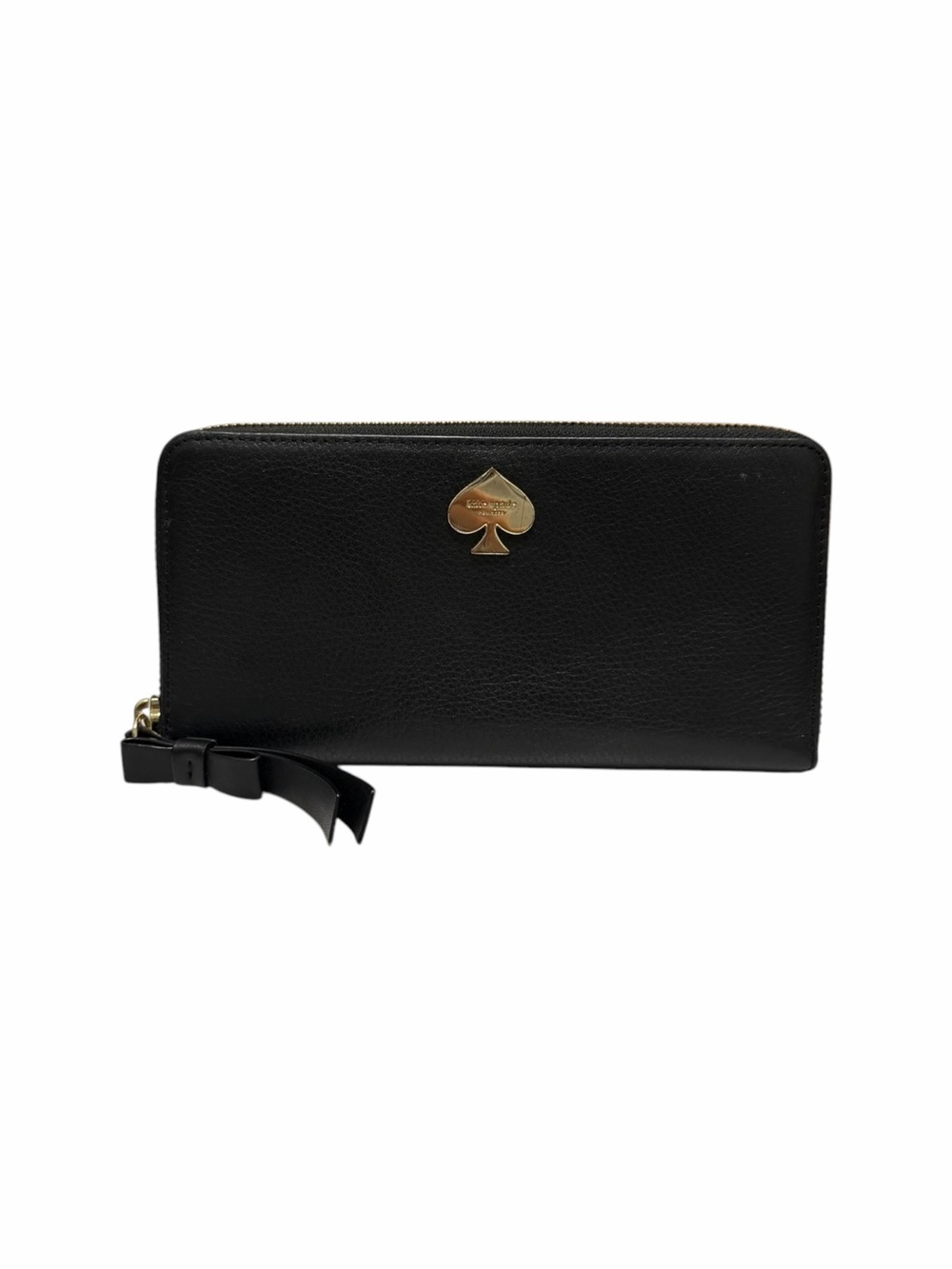 Kate Spade Pebbled Black Leather Wallet